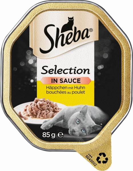 Sheba Schale Selection in Sauce Häppchen mit Huhn 85g