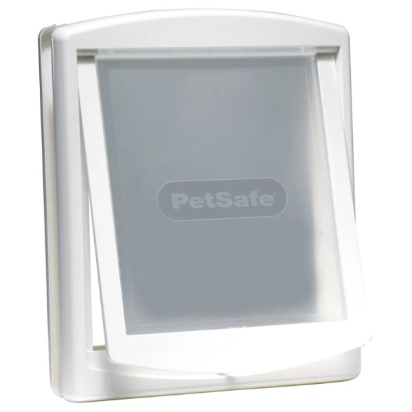 PetSafe 2-Wege-Haustierklappe 760 Groß 35,6x30,5 cm Weiß 5023