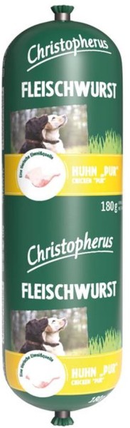 Christopherus Fleischwurst - Huhn Pur 180g