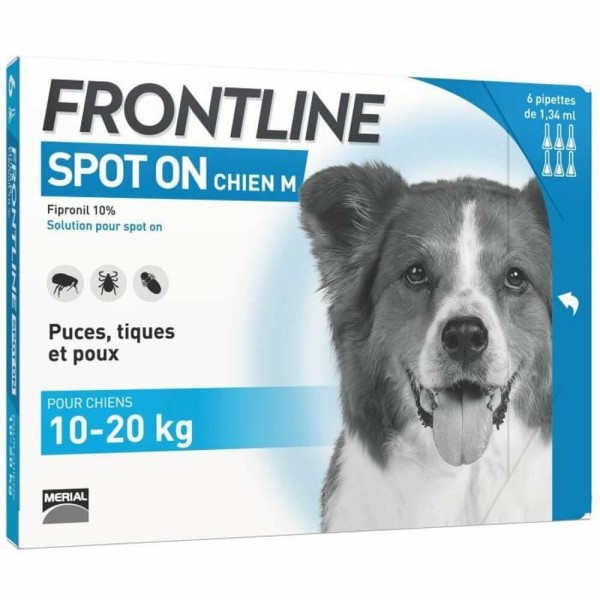 Hundepipette Frontline Spot On 10-20 Kg 6 Stück