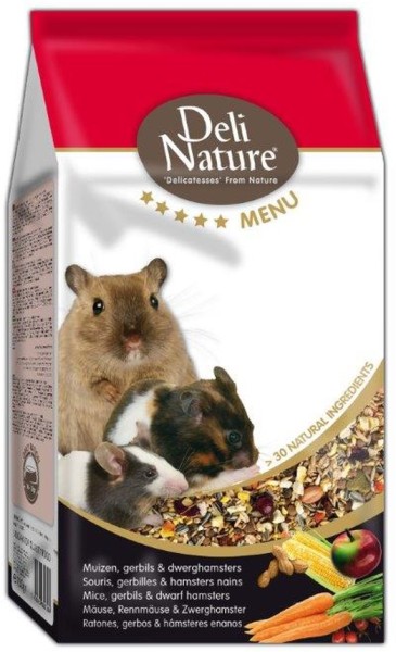 Deli Nature 5 Sterne Menu Mäuse, Rennmäuse und (Zwerg)hamster 750g