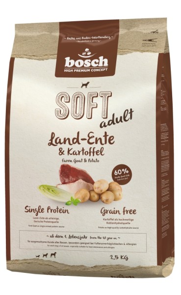 Bosch SOFT Land-Ente & Kartoffel 2,5 kg