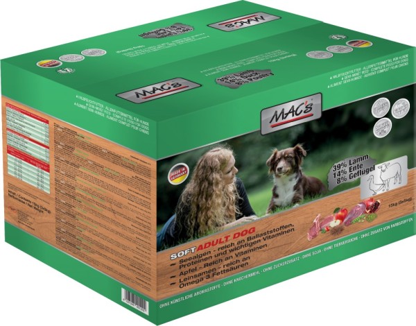 MACs DOG Soft Lamm 3x5kg