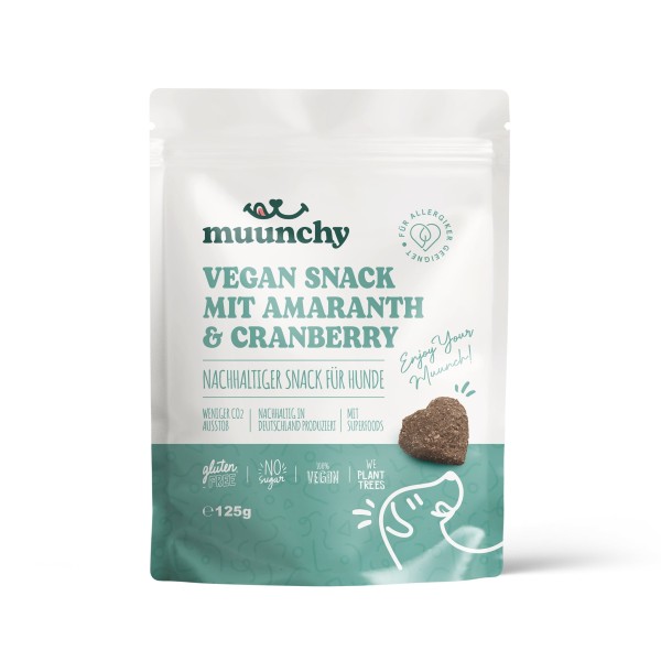 Muunchy Vegan Snack Amaranth+Cranberry