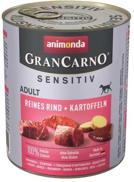 Animonda GranCarno Adult Sensitive Rind + Kartoff