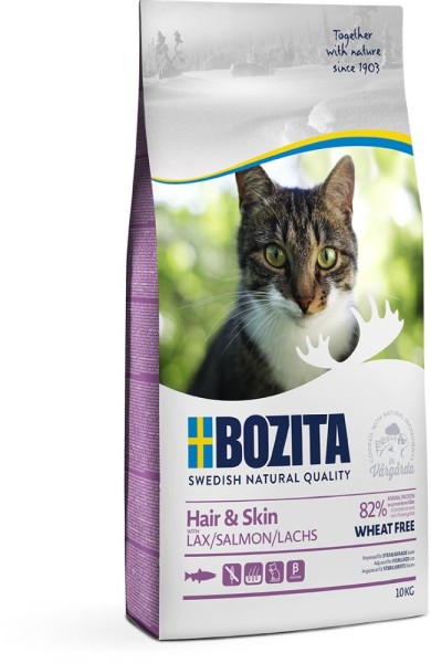 Bozita Katze Hair & Skin Wheat free Salmon 10kg