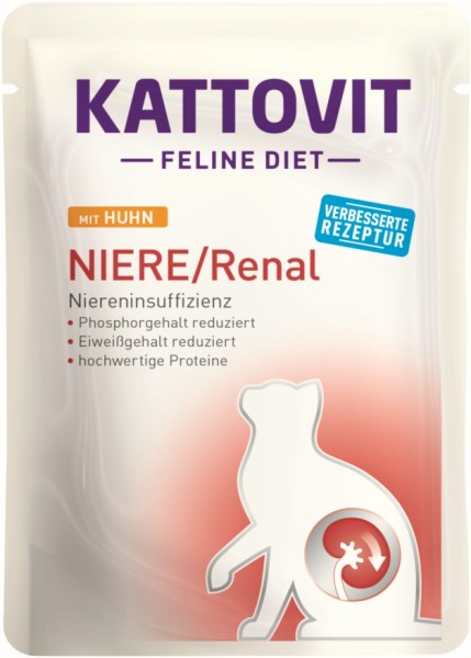 Kat Diet Niere/Renal Huhn 85gP