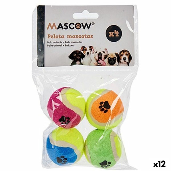Hundespielzeug Ball Bunt Ø 4,5 cm Polyäthylen Polypropylen ABS (12 Stück)
