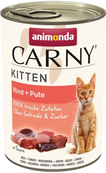 Animonda Cat Dose Carny Kitten Rind + Pute 400g
