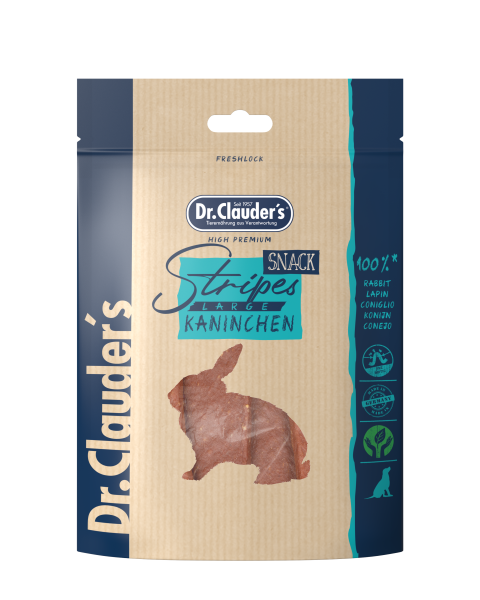 Dr.Clauder Stripes Snack Small Kaninchen 80g