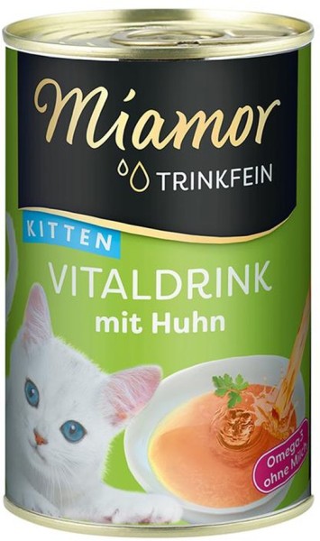 Miamor Trinkfein Vitaldrink Kitten mit Huhn 135ml