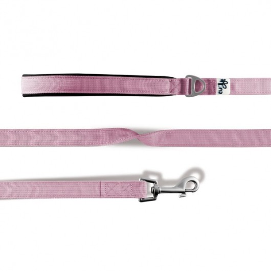 Curli Basic Leine Nylon - Pink - 140cm/1,5cm