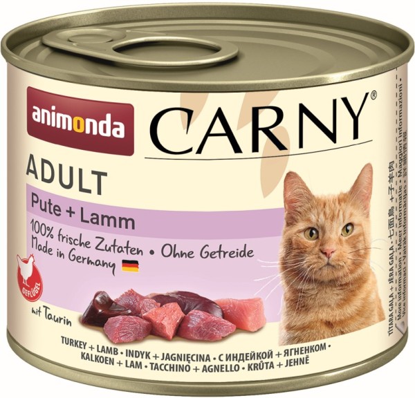 Animonda Cat Dose Carny Adult Pute & Lamm 200g