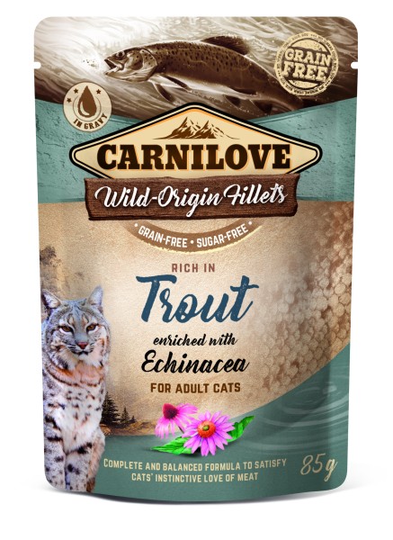 Carnilove Cat Trout+Echinacea 85gP