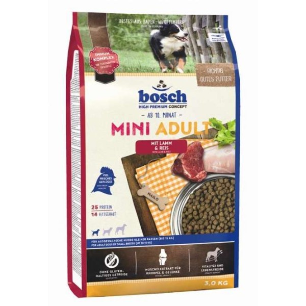 Bosch Mini Adult Lamm & Reis - 3 Kg