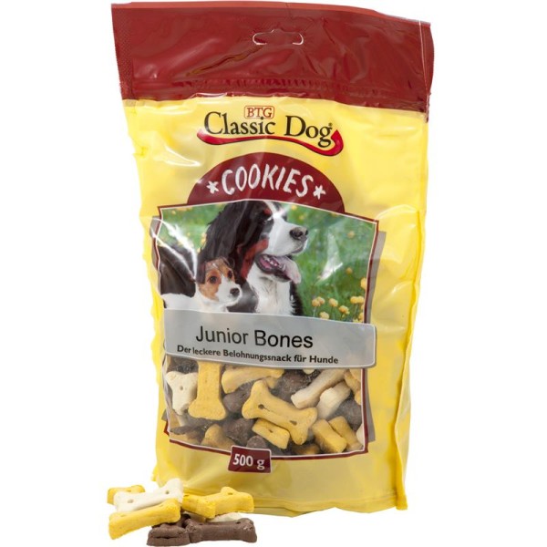 Cla.Cookies Junior Bones 500g