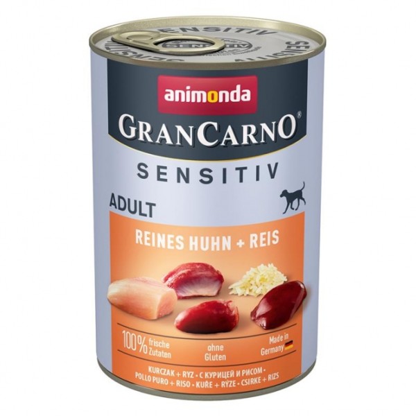 Animonda GranCarno Adult Sensitive Reines Huhn & Reis - 400 g