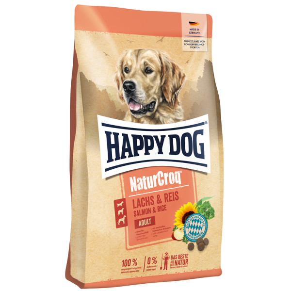 Happy Dog Premium NaturCroq Lachs & Reis 4 kg