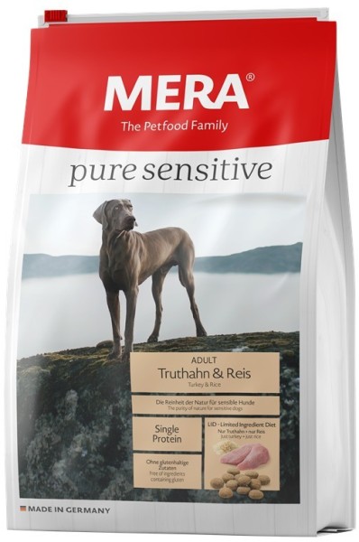 Mera Dog Pure Pure Sensitive Truthahn+Reis 12,5kg