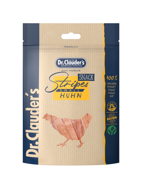 Dr.Clauder Stripes Snack Small Huhn 80g
