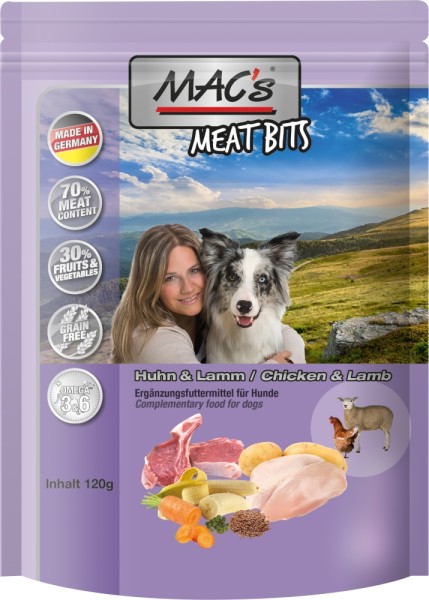 MACs Meat Bits Huhn+Lamm 120g