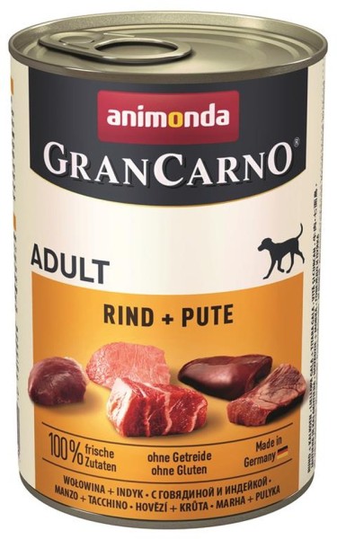 Animonda Dog Dose GranCarno Adult Rind & Pute 400g