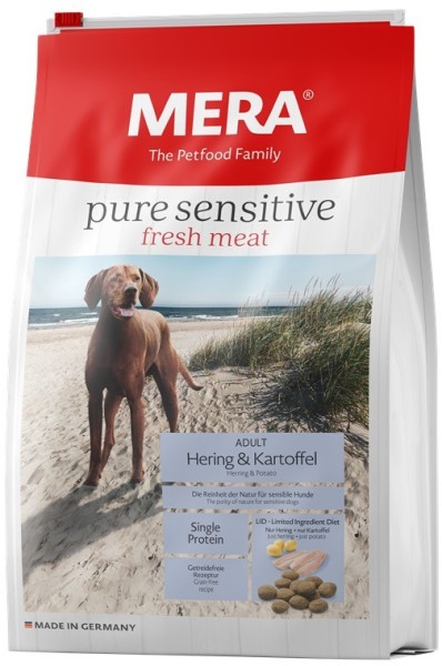 Mera Dog Pure Pure Sensitive Fresh Meat Hering+Kartoffel 12,5kg
