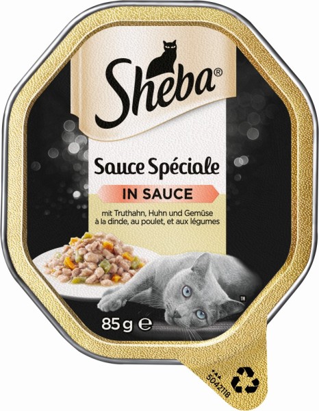 Sheba Schale Speciale Truthahn, Huhn & Gemüse 85g