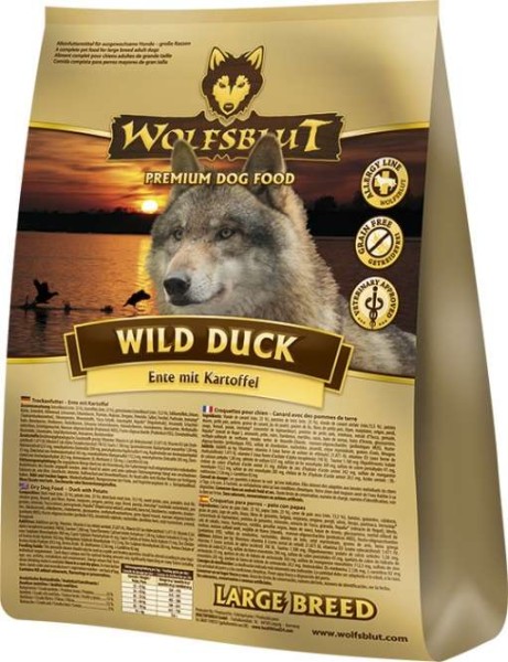 Wolfsblut Wild Duck Large Breed - 2 Kg