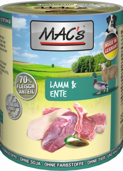 Macs Dog Lamm & Reis 400g Dose