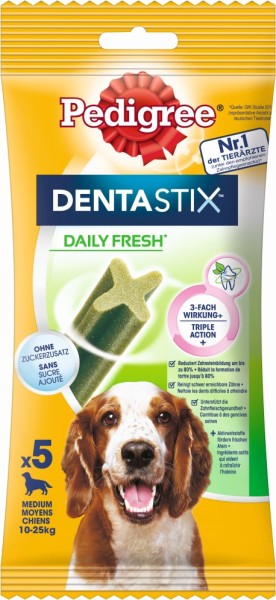 Pedigree Denta Stix Daily Fresh mittelgroße Hunde 5 St.
