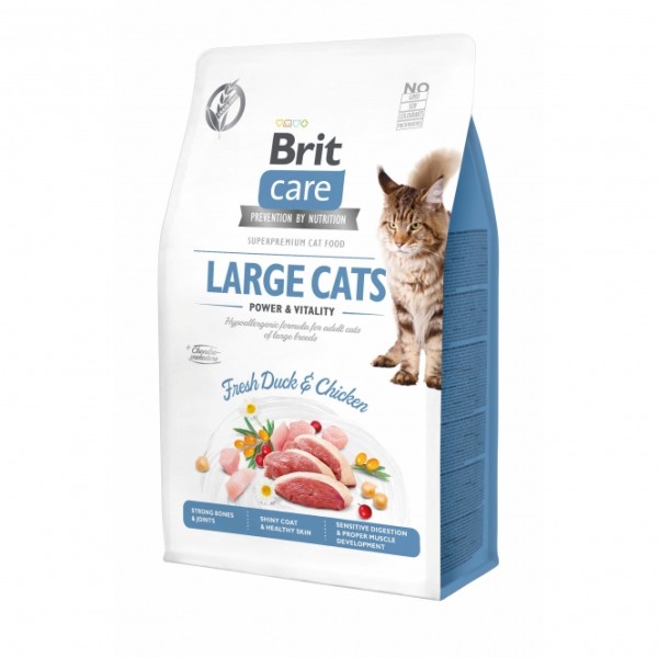 Brit Care Cat Grain-Free - Large cats - Power & Vitality - 400g