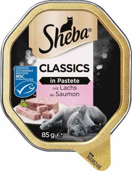 Sheba Schale Classics mit Lachs 85g