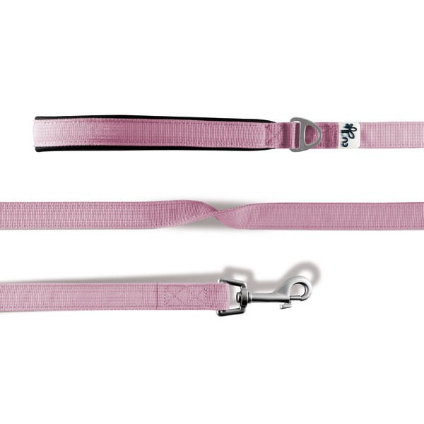 Curli Basic Leine Nylon - Pink - 140cm/2,0cm