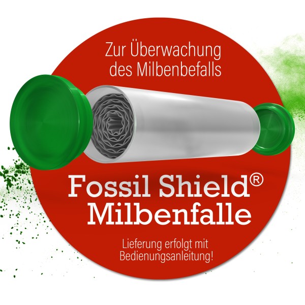 Fossil Shield Milbenfalle 5er Set zur Überwachung des Milbenbefalls