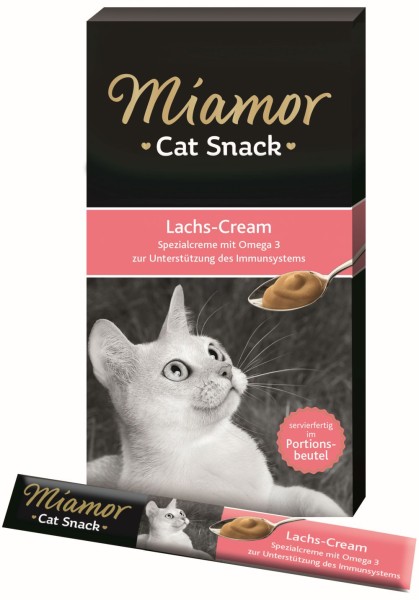 Miamor Snack Lachs-Cream 6x15g