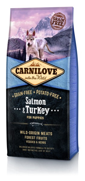 Carnilove Puppy Salmon+T. 12kg