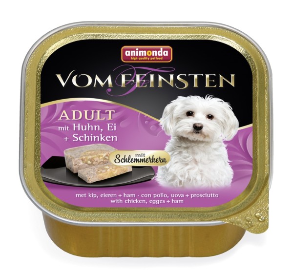 Animonda Dog Vom Feinsten Schlemmerkern mit Huhn, Ei & Schinken 150g
