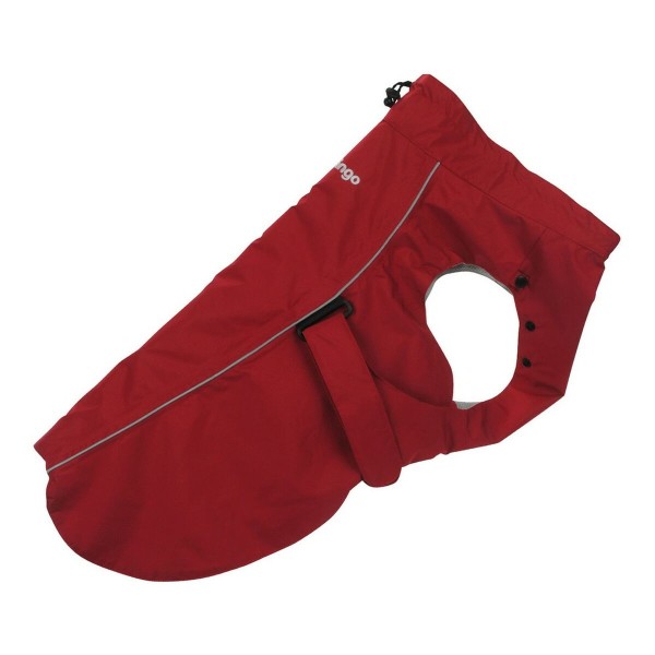 Regenmantel für Hunde Red Dingo Perfect Fit Rot 25 cm