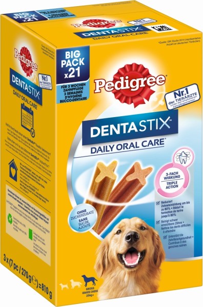 Pedigree Dentastix Multipack für große Hunde 21 Stück