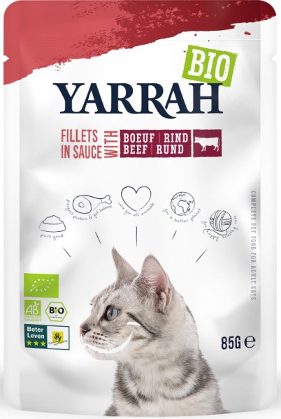 Yarrah Cat File Rind Soß 85gP