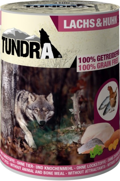 Tundra Dog Lachs & Huhn 400g Dose