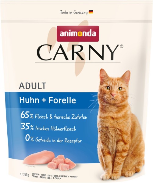 Animonda Cat Trocken Carny Adult Huhn + Forelle 350g