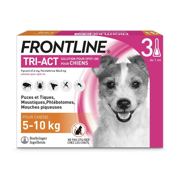 Hundepipette Frontline 5-10 Kg 3 Stück
