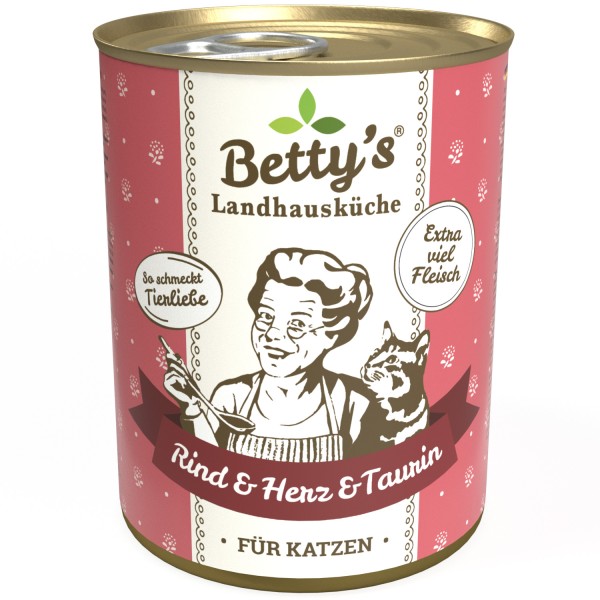 Betty's Katze Rind & Herz 400gD