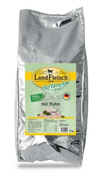 Landfleisch Softbrocken mit Huhn - 5 kg
