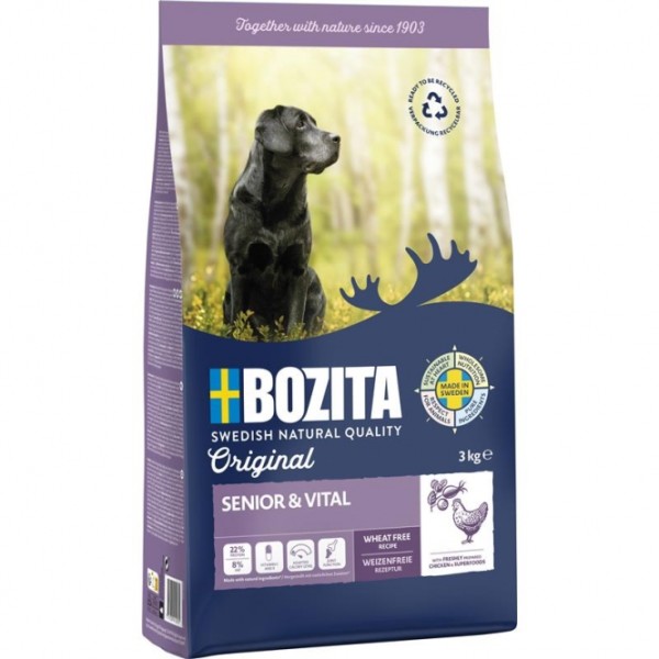 Bozita Original Senior & Vital weizenfrei - 3 kg