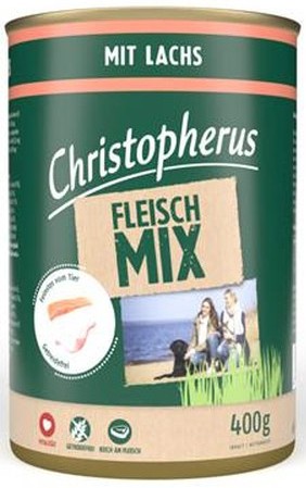 Christopherus Fleischmix - mit Lachs 400g-Dose