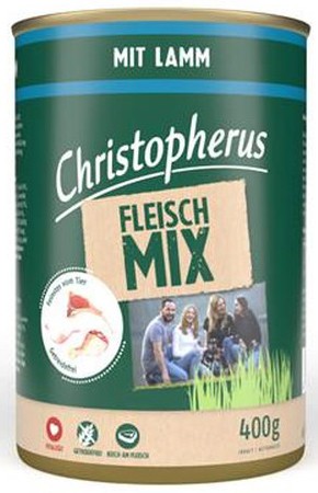 Christopherus Fleischmix - mit Lamm 400g-Dose