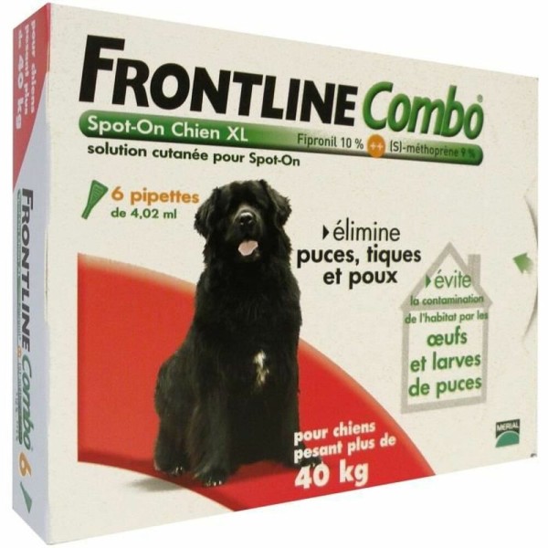 Hundepipette Frontline Combo 40-60 Kg 6 Stück